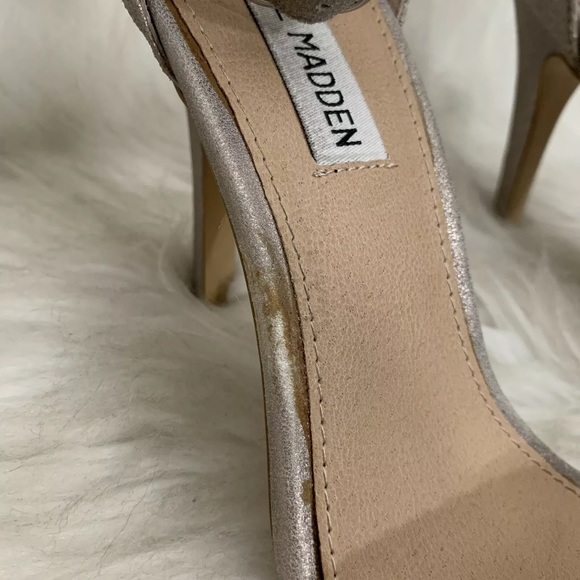 Steve Madden Laarah Embellished Ankle Strap Heels - Picture 11 of 12